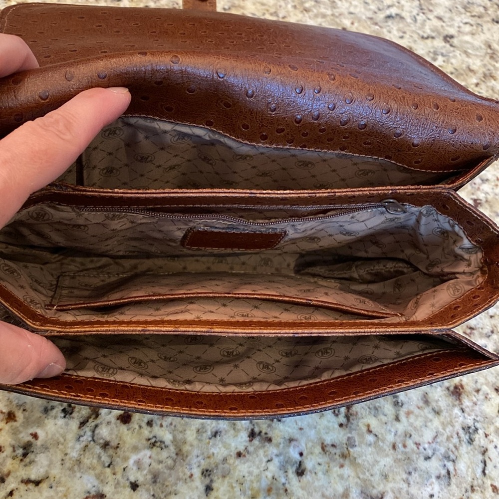 Vintage Victor Hugo Ostrich Leather Purse - Picture 8 of 15